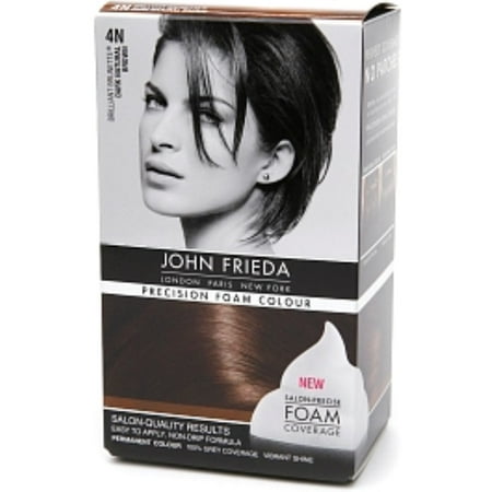 John Frieda Precision Foam Colour Brilliant Brunette (Dark Natural Brown) 4N 1 Each (Pack of