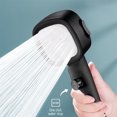 thumbnail image 5 of Turbo High Pressure Shower Head with 4 Bathing Modes, Water Stop Function, Universal Fit for Low Water Pressure, 5 of 6