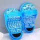 thumbnail image 5 of Jumpingount Zapatilla de casa exfoliante para hombres con eliminación de callos y propiedades suavizantes de la piel Zapatillas de baño Ayudas para vestirse con gancho de botón, 5 of 6