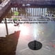 thumbnail image 5 of Matsuzay Fuente Solar para estanque de pájaros, Patio exterior, Patio, piscina, acuario, rociador de agua, decoración de paisaje Electrónica con palo, 5 of 6