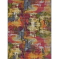 thumbnail image 3 of Unique Loom Outdoor Modern Collection Area Rug - Azera (8' x 11' 4" Rectangle Multi/Blue), 3 of 7