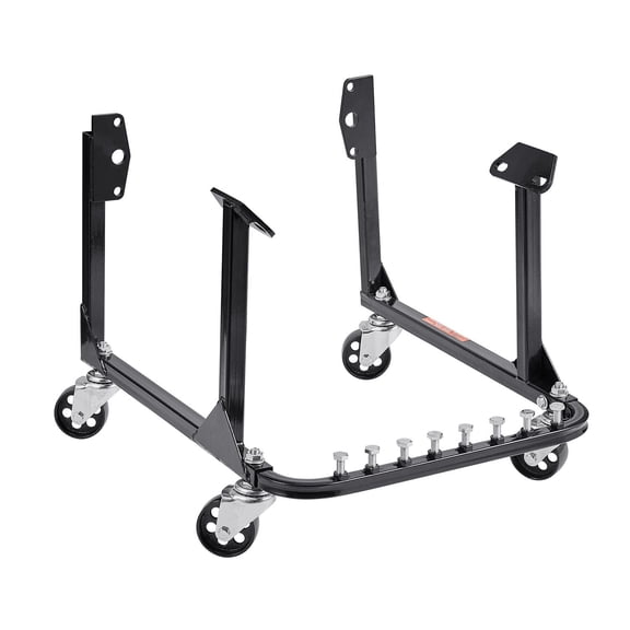 750 LBS Motor Hoist Dolly with Swivel Casters - Heavy-Duty Steel Engine Stand for Workshop