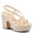 BEIGE, variant on Azura Women's Tamar Wedge Sandal Shoe