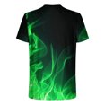 thumbnail image 4 of KIHOUT Men's Cotton Blend Short Sleeve Crew Neck Tees, Full Graphic Printed T-shirt Athletic Workout Gym T-shirts for Men, Moisture Wicking, 4 of 5
