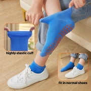 12 Pairs Kids Non Slip Socks Grip Ankle Sticky Toddler Socks for 1-4/5-10 Years Old Boys Girls Infant Baby Children