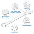 thumbnail image 3 of 3 Packs 15mm Thin Combination Wrench with Offset 6-Point End and Angled Open End, 3 of 6
