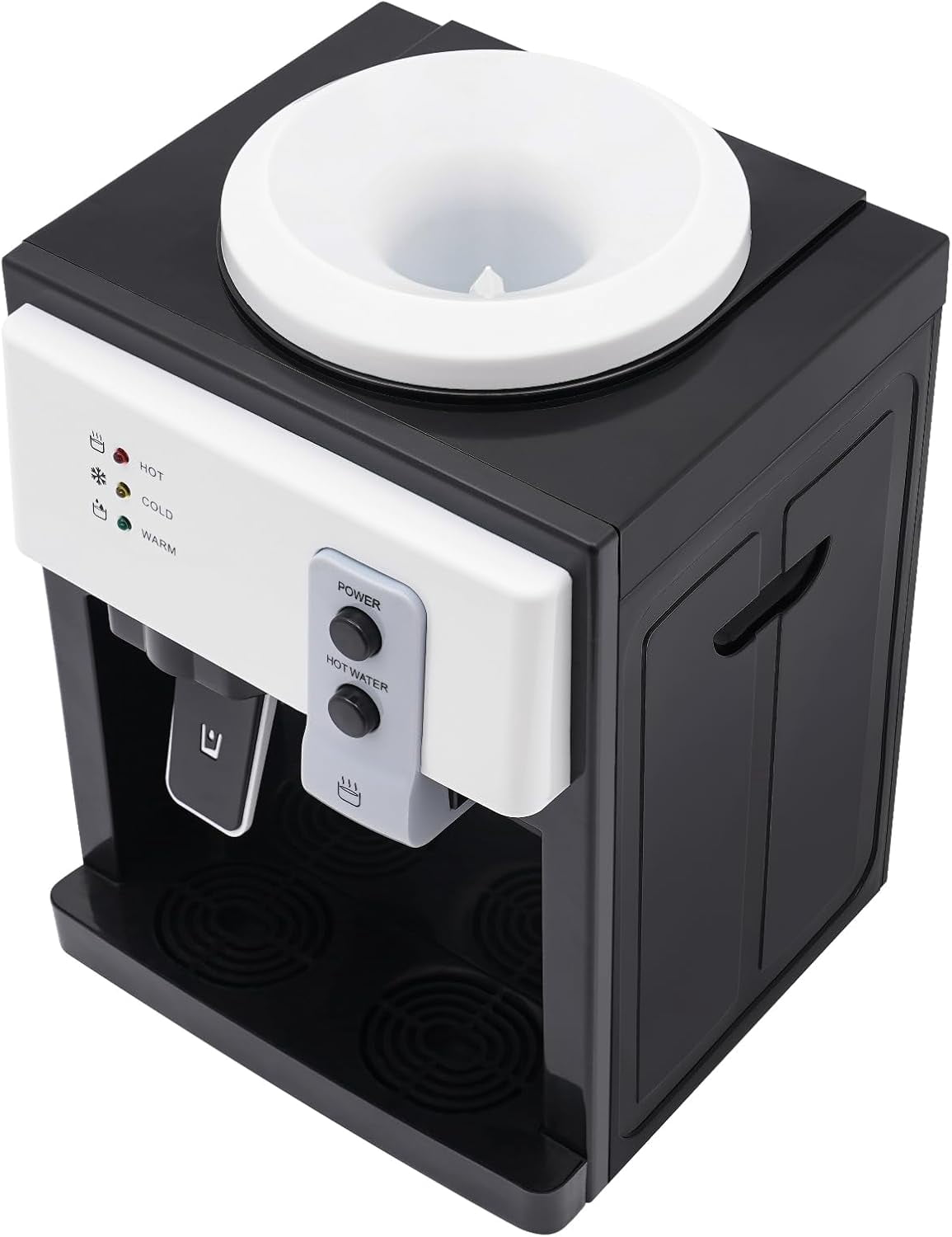 Miumaeov Top Loading Water Cooler Dispenser Desktop Electric Hot Cold Water Dispenser