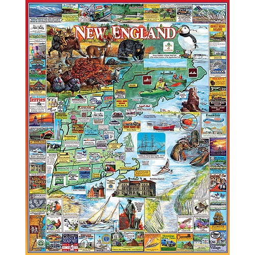 1000 Piece Jigsaw Puzzle Inc White Mountain Puzzles Best of New Hampshire 54