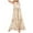 Beige, variant on Resort Wear for Women Long Summer Dresses for Women 2024 Sleeveless Maxi Dress Casual Flowy Ruffle Elegant Dress Summer Vacation Sun Dress