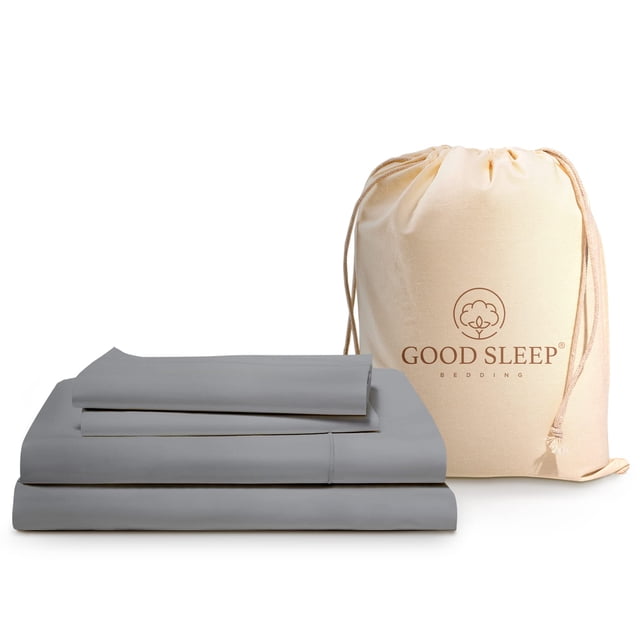 Juego de sábanas Good Sleep Bedding, 100% algodón egipcio, tamaño Twin XL