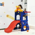thumbnail image 4 of Gymax 6-in-1 Freestanding Kids Slide w/ Basketball Hoop Play Climber Slide Set, 4 of 9