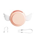 thumbnail image 1 of Ventilador de cuello para colgar al aire libre, mini enfriador de aire, silencioso portátil, ventilador de collar de enfriamiento de 3 velocidades, rosa Noticed HA005112-02, 1 of 6
