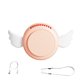 thumbnail image 1 of Ventilador de cuello para colgar al aire libre, mini enfriador de aire, silencioso portátil, ventilador de collar de enfriamiento de 3 velocidades, rosa sidaley HA005112-02, 1 of 6