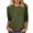 Green-Shirts, variant on Jsaierl Tops for Women 3/4 Sleeve Plus Size Round Neck Shirts Cute Graphic Ladies Blouses Workout Cotton T-shirts Top S-3XL