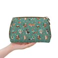 thumbnail image 5 of Bingfone Veterinary Clinics Print Leather Makeup Bag, Portable Hand-held Zipper Female Cosmetic Bag Toiletry Bag, Suitable for Home and Travel, 5 of 6
