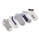 thumbnail image 4 of 10 pares de calcetines de corte bajo para niños de 3 a 5 años calcetines de verano de algodón peinado suave transpirables con absorción de sudor, 4 of 5