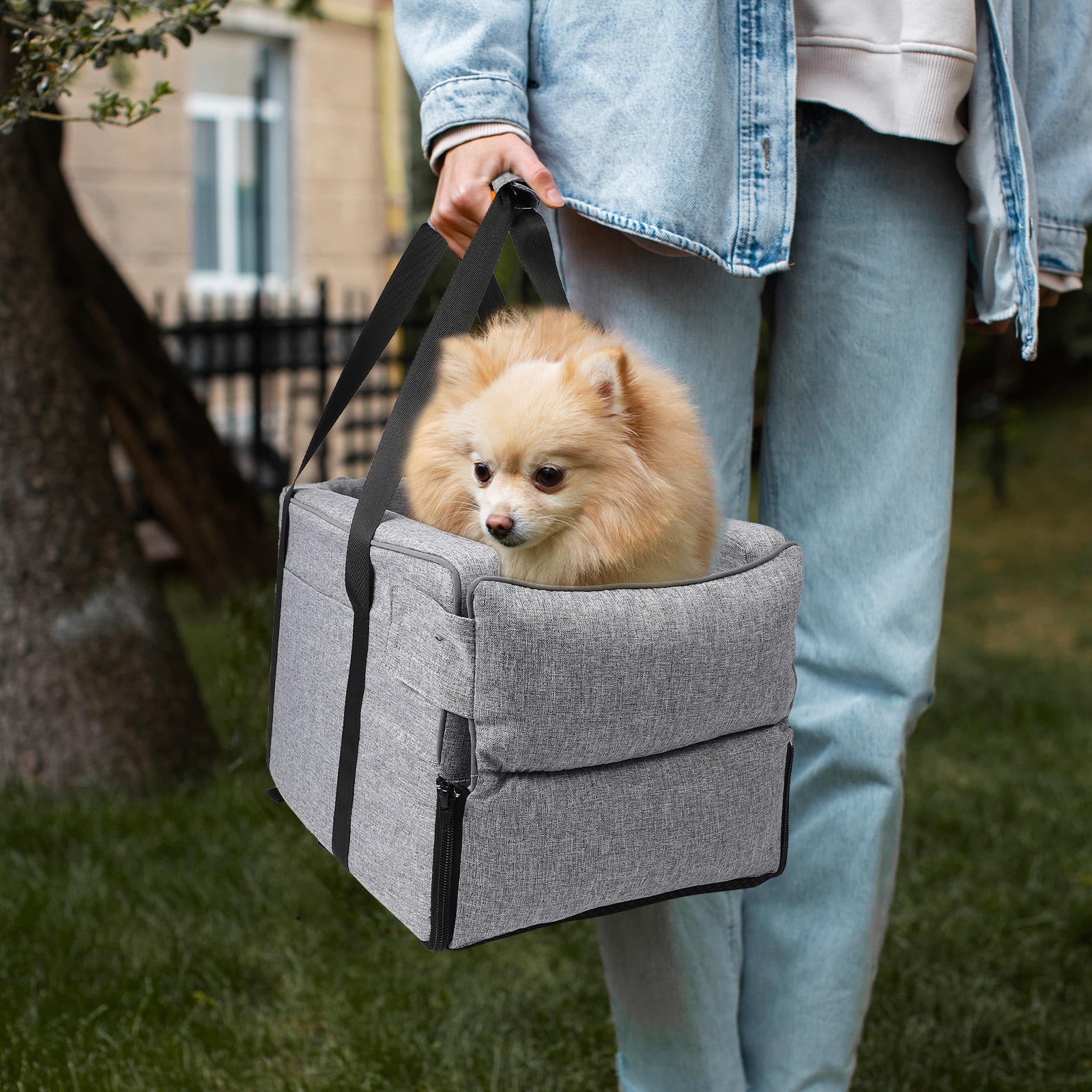 NUOLUX Pet Seat for Car Rectangular 1Set 18.9X10.2X9.4in