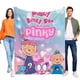 thumbnail image 1 of Pinky Dinky Doo anti-pilling, suave, ligera, esponjosa y acogedora de lujo para hogar y cocina – Perfecta para niños y adultos,120x180cm, 1 of 6