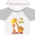 thumbnail image 4 of Inktastic My Nana Loves Me Giraffe Boys or Girls Baby Bodysuit, 4 of 5