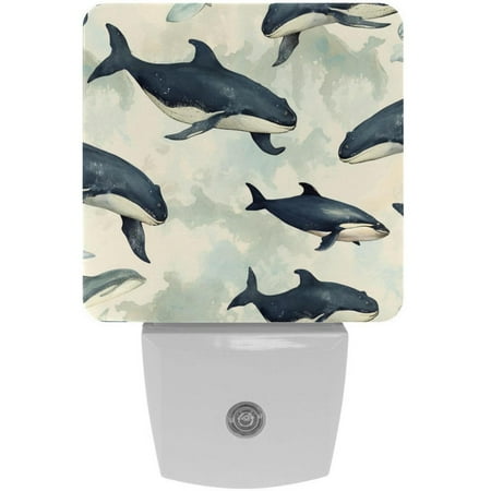 

Whale LED Square Night Lights - Illuminating Your Space with Style | Energy-Efficient Bedroom Lighting