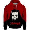 thumbnail image 3 of Sudadera con capucha informal de otoño para hombre, sudadera con capucha para hombre, sudadera con estampado de calavera genial, sudaderas para hombre, ropa Y2k, 3 of 5