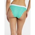 thumbnail image 3 of No Boundaries Sporty Striped Low-Rise Bikini Bottoms, Women’s XXS-XXL, 3 of 6