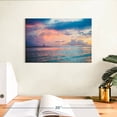 thumbnail image 3 of Elephant Stock Panama Sailboat Sunset Wall Art - Horizontal Canvas Wall Art - Living Room Wall Decor - Nature Canvas - Pink And Orange Decor - 12" x 8", 3 of 8