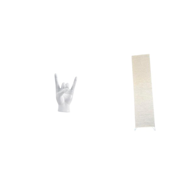 Estatua De Mano Con Gesto De Rock, Pantalla De Lámpara De Pie De Papel, Manualidades Con Gestos De Manos, Decoración Acogedora Para Sala De Estar, Escultura Creativa De Mano, Cubierta Para