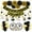 Black, variant on Graduation Decorations 2025 Clearance! Graduation Decorations 2022 Graduation Party Supplies Inclu Congrats Grad Banner Photo Banner Paper Fans Balloons Foil Curtains