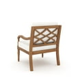 thumbnail image 6 of New Classic Furniture Savannah 4-piece Wood Patio Set in Natural/White, 6 of 14