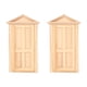 thumbnail image 2 of Puerta artesanal para casa de muñecas, 2 piezas, puerta en miniatura para casa de muñecas, muebles para casa de muñecas, puerta de casa de muñecas, mini puerta de madera, funcionalidad inteligente, 2 of 8