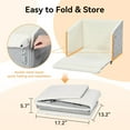 thumbnail image 3 of Dog Car  for Small Dogs – Patented Safety Buckle Booster with Leash, Travel   to 35 lbs,, 3 of 8