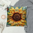 thumbnail image 2 of JEUXUS Cheerful flower God Says You Are Decorative Throw Pillow Cover  Christian Encouragement Bible Verse Decorations For Home Bedroom Living Room Girl Room, Christian Gift for Women Teens Girls, 2 of 5