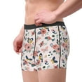 thumbnail image 3 of Wukai Rose Flowers Print Men’s Underwear Breathable Boxer Briefs,&nbsp;Moisture Wicking & Breathable-Large, 3 of 7