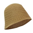 thumbnail image 6 of CoCopeanut Topi Wanita Topi Jerami Ventilasi Topi Wanita Topi Ember Musim Panas Musim Gugur untuk Wanita Topi Tabir Surya Luar Ruangan Topi Wanita Panama, 6 of 6