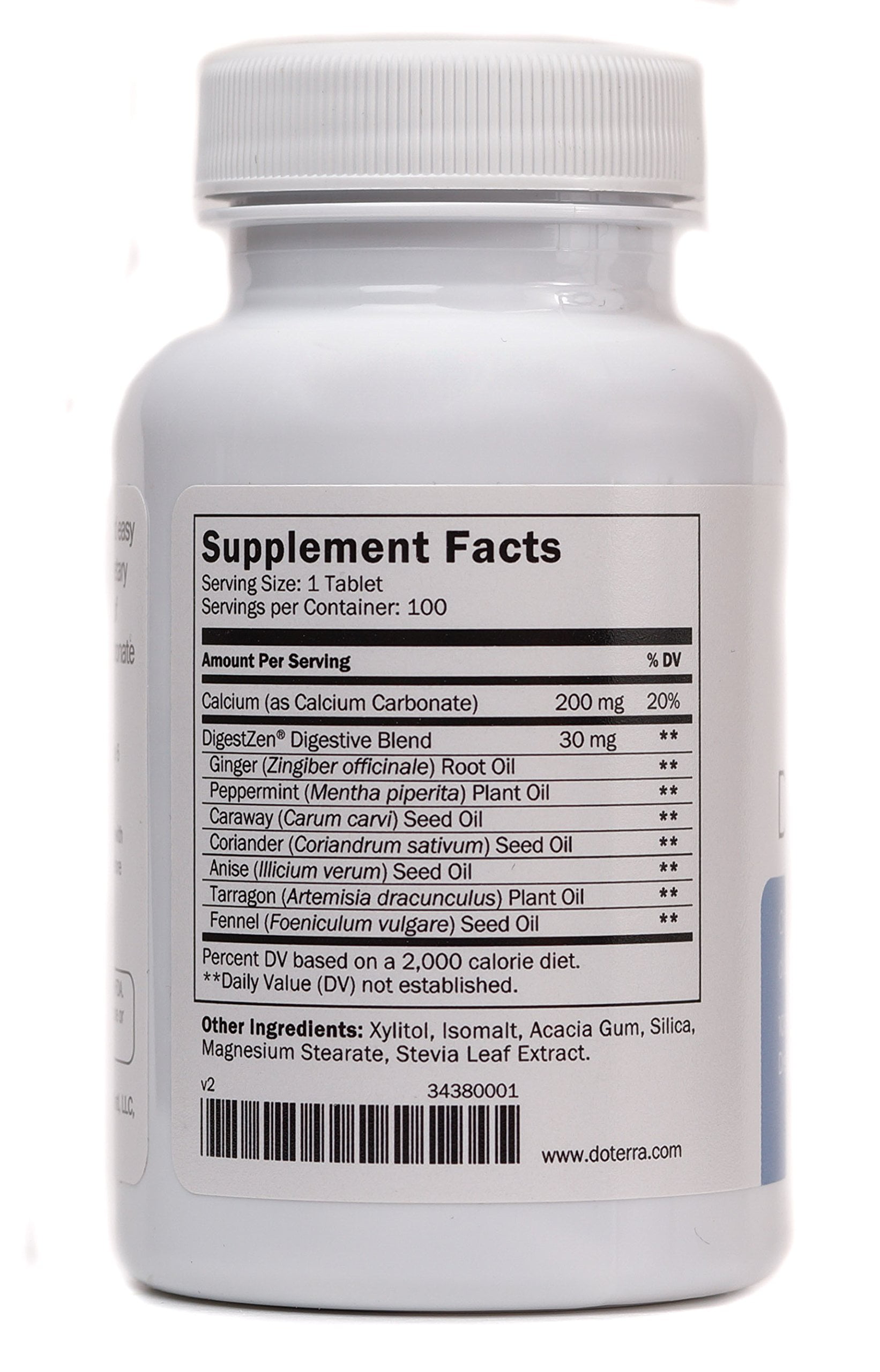 doTERRA DigestZen DigestTab - 100 Chewable Tablets