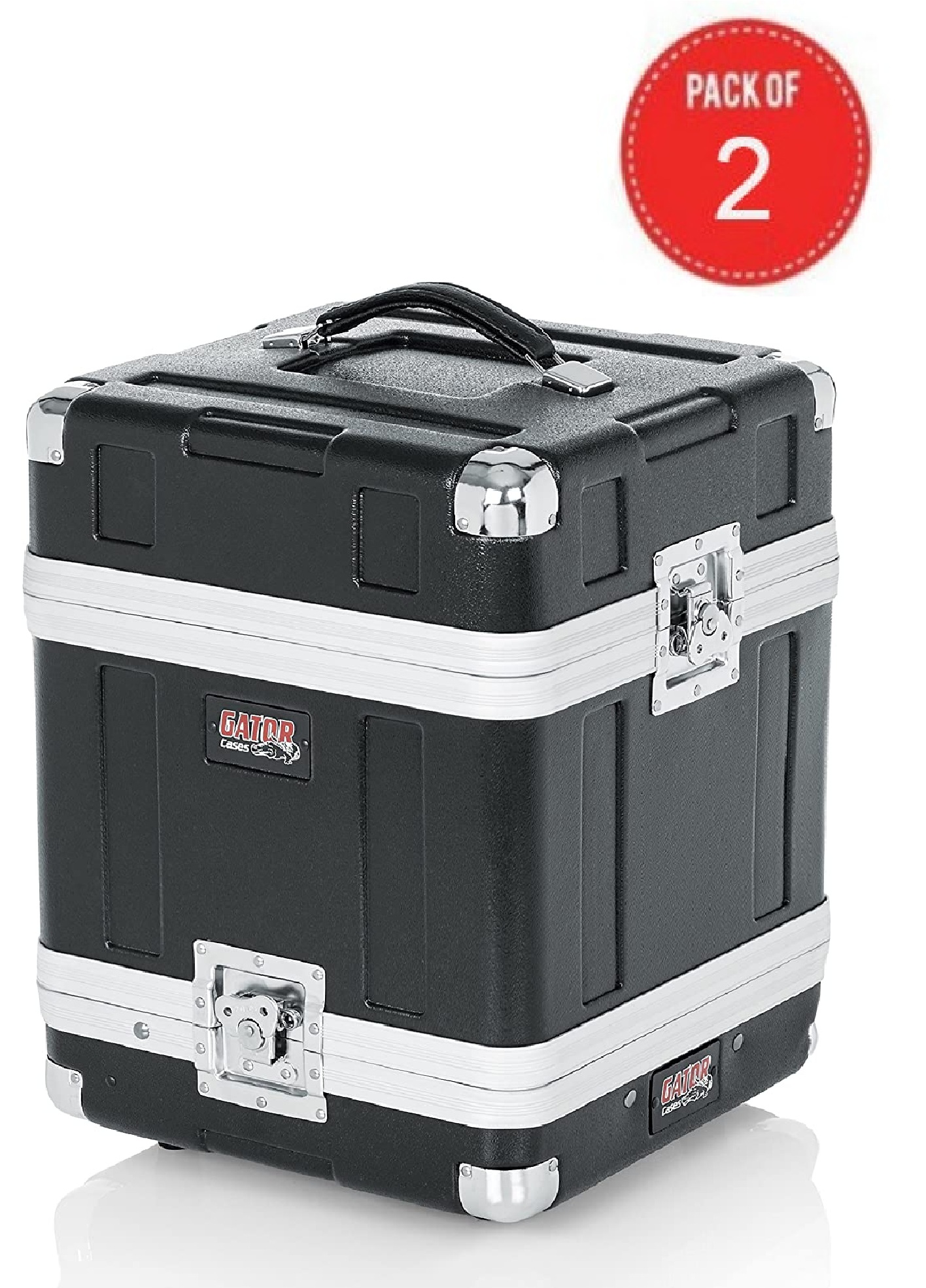 Gator Cases Microphone Hard Case; Holds (4) Wireless Microphone Systems