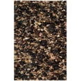 thumbnail image 7 of SAFAVIEH Rio Cassandra Confetti Polyester Shag Area Rug, Brown/Multi, 4' x 6', 7 of 7