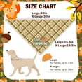 thumbnail image 5 of Fall Dog Bandanas 2 Pack, Puppy Thanksgiving Orange Squirrel Triangle Bibs Handkerchief, Reversible Holiday Dog Bandana for Boy and Girl, Premium Pet Scarf for Small Medium Large Dogs XL, 5 of 5