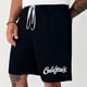 thumbnail image 2 of Mens Casual Shorts Lace-Up Elástico Cintura Bolsillo Ejercicio Fitness Hogar Pantalones de Media Longitud para Diario, 2 of 4