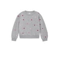 thumbnail image 3 of Way to Celebrate Girls' Valentine's Day Fleece Sweatshirt and Pant Set, Sizes 4-18 & Plus, 3 of 13