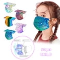 thumbnail image 2 of Cubiertas Faciales Impresas De Una Sola Vez Para Niños 3 Capas Transpirables Cubiertas Bucales Para Niños Para Niños Escuela Patrones De Mezcla Al Aire Libre 50 Uds Yuarrent CE006842-00, 2 of 6