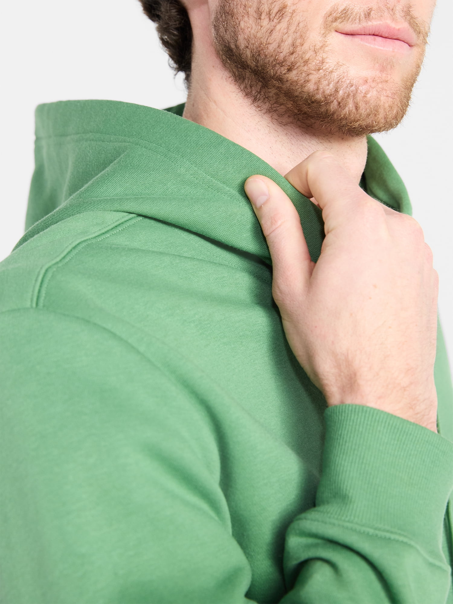 Athletic Works Men's and Big Men's Zip Up Fleece Hoodie Sweatshirt, Sizes S-5XLT
