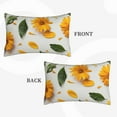 thumbnail image 2 of Daiia Sunny Yellow SunFlower Bedding Waterproof Pillow Protector Zippered Queen – Bed Bug Proof Pillow Encasement-14"x20", 2 of 6