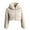 A01_White, variant on Winter Crop Coats for Women，Womens Puffer Jacket Faux Fur Jacket Full Zip Fuzzy Short Coat Outerwear Trendy 2025 Dressy Long Sleeve Hooded Cropped Jackets Fall Winter Coats Dressy Winter Clothes