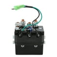 thumbnail image 1 of Winch Solenoid, Dependable Winch Contactor Heavy Duty Black  For ATV For 1500-5000lb, 1 of 8