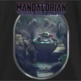 thumbnail image 2 of Girl's Star Wars: The Mandalorian Grogu and the Alamites  Graphic Tee Black Medium, 2 of 4