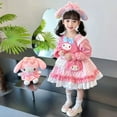 2024 Sanrio Kawali My Melody Dress Loose Anime Autumn Spring Children