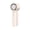 White, variant on Portable Handheld Semiconductor Cooling Fan with Ice Ceramic, RGB Ambient Lights, 3 Wind Speeds, USB Rechargeable Mini Cooler Fan for Travel, Commute, Office and Outdoor