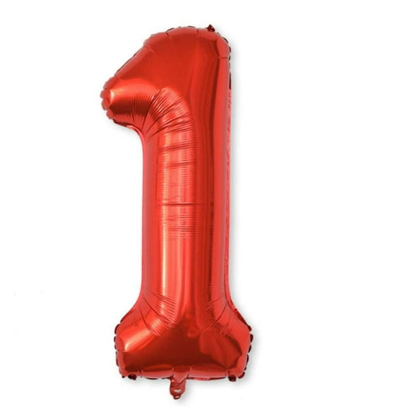 40in Red Foil Number Balloon - Perfect for Celebrations
